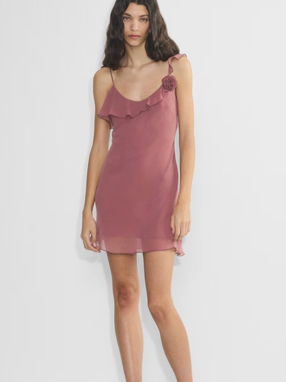 Aritzia Wilfred Engage Mini dress M NWT Opera Rose